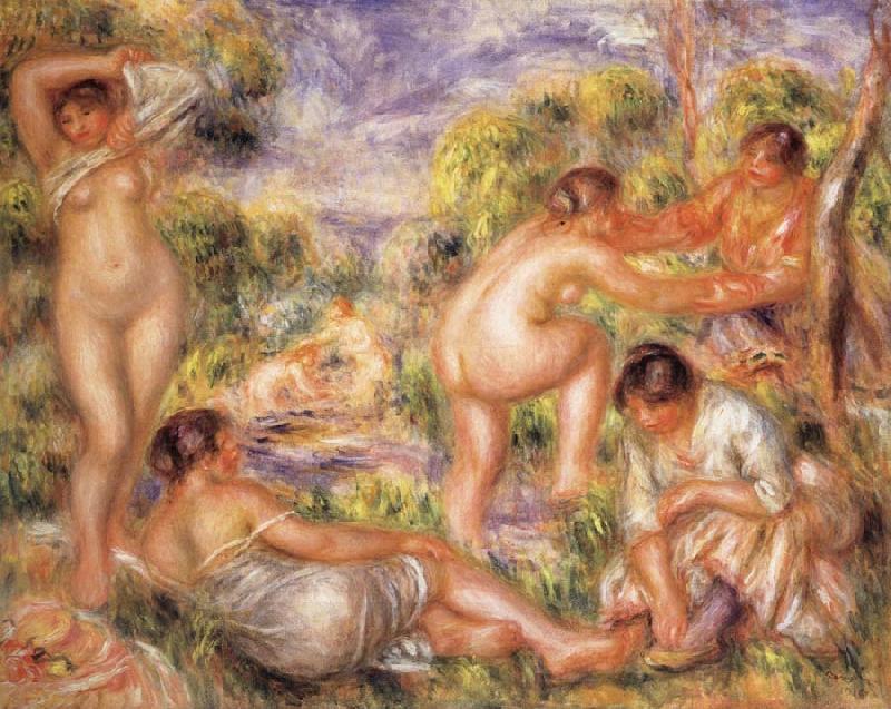 Pierre Renoir Bathers oil painting picture